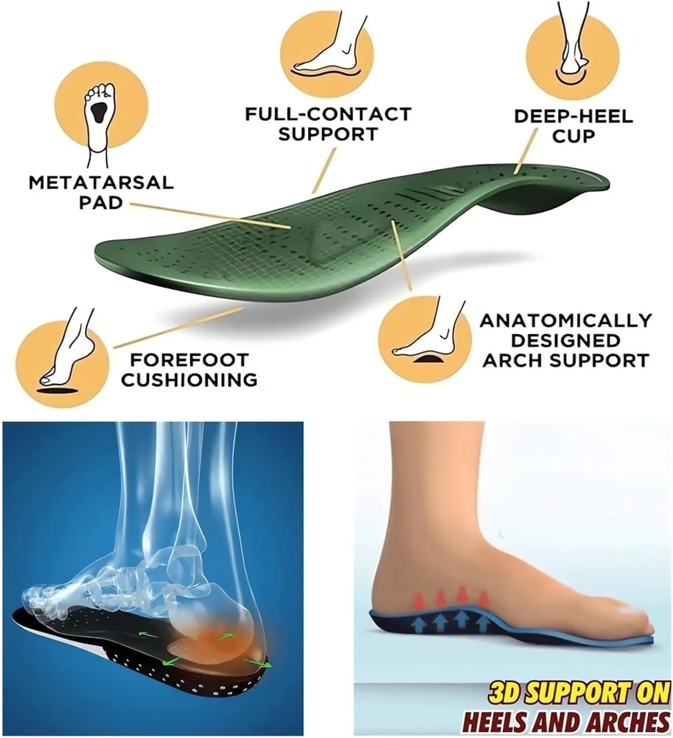 2025 Women's Winter Plush Lined Snow Boots,Flat Shoes Comfy Orthopedic Arch Support Outdoor Walking Booties Classic Non-Slip Ankle Shoes