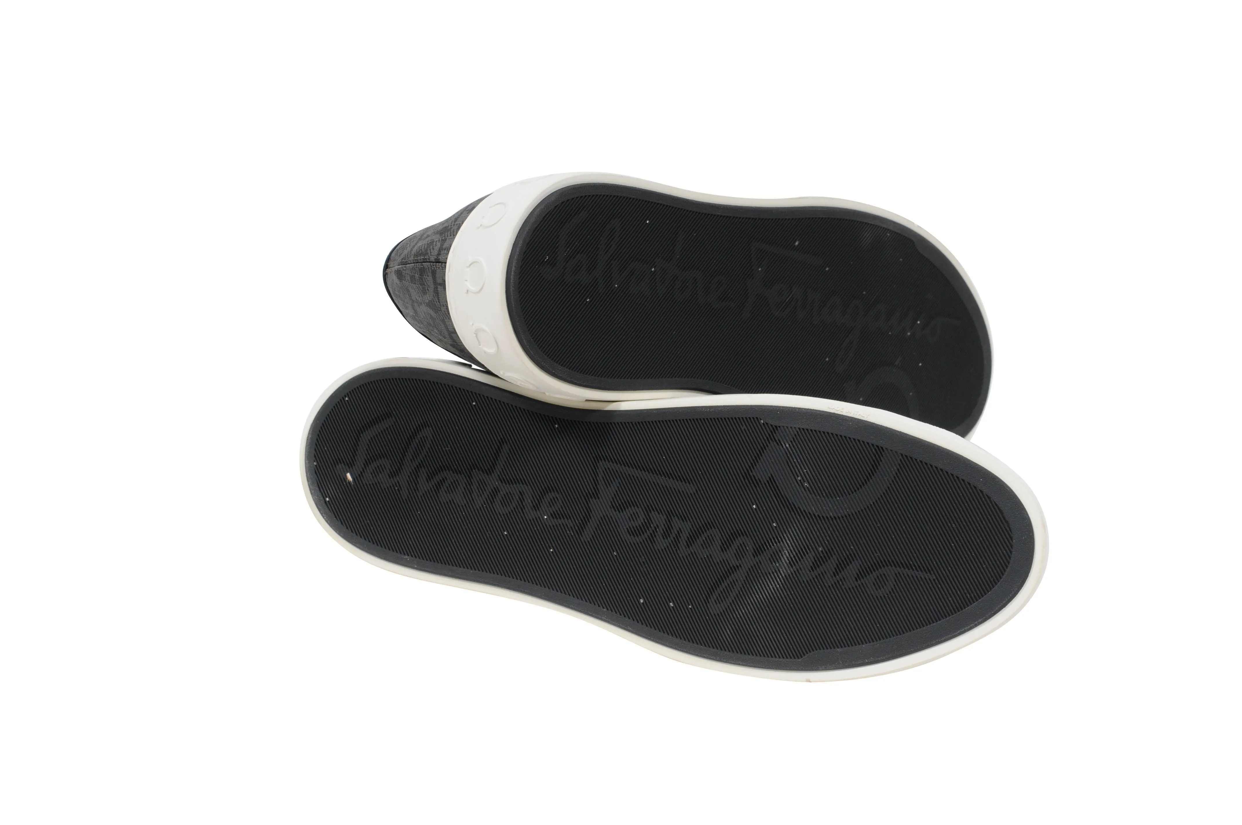 Anson Gancini Black Low Top Sneakers