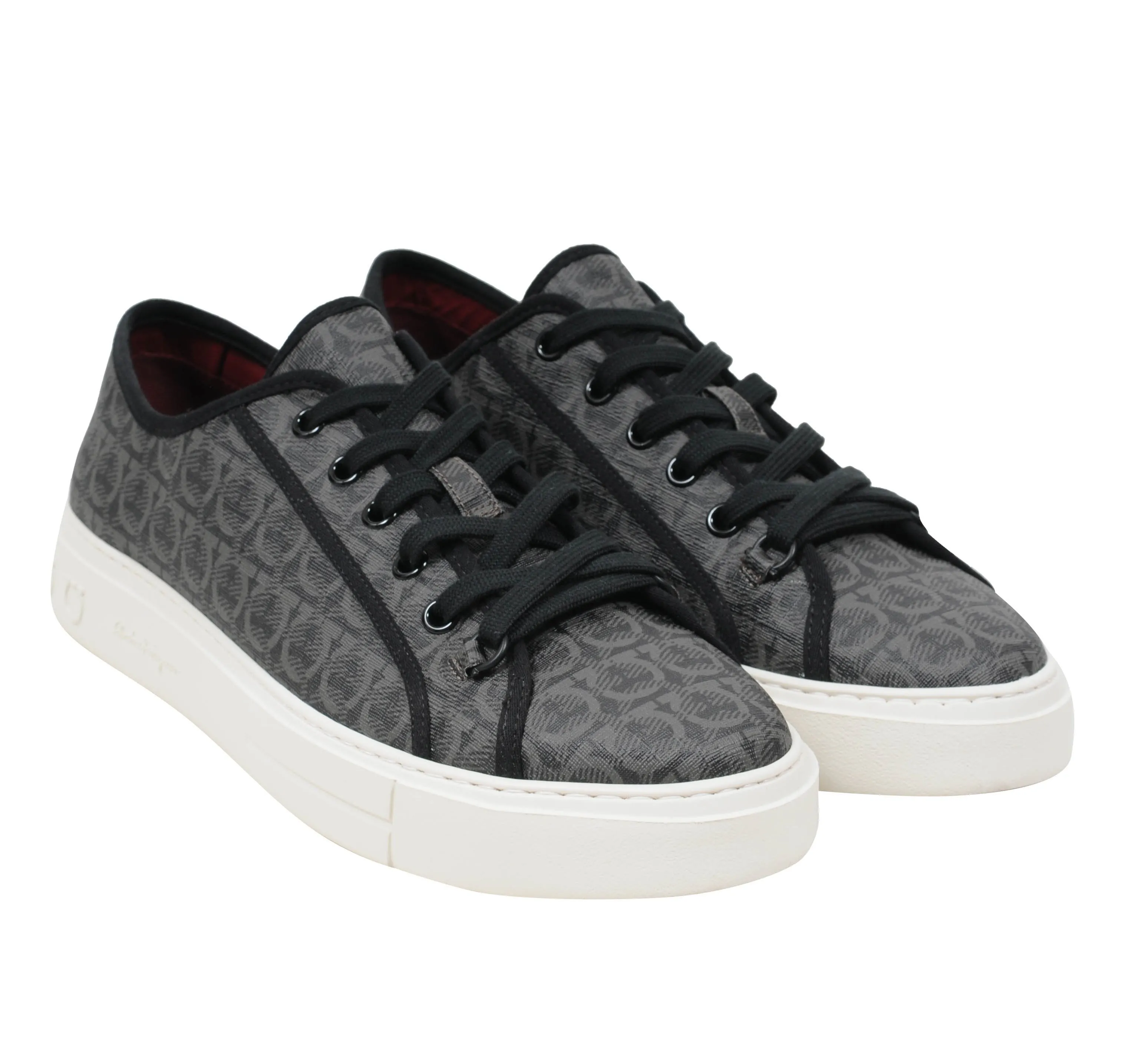 Anson Gancini Black Low Top Sneakers