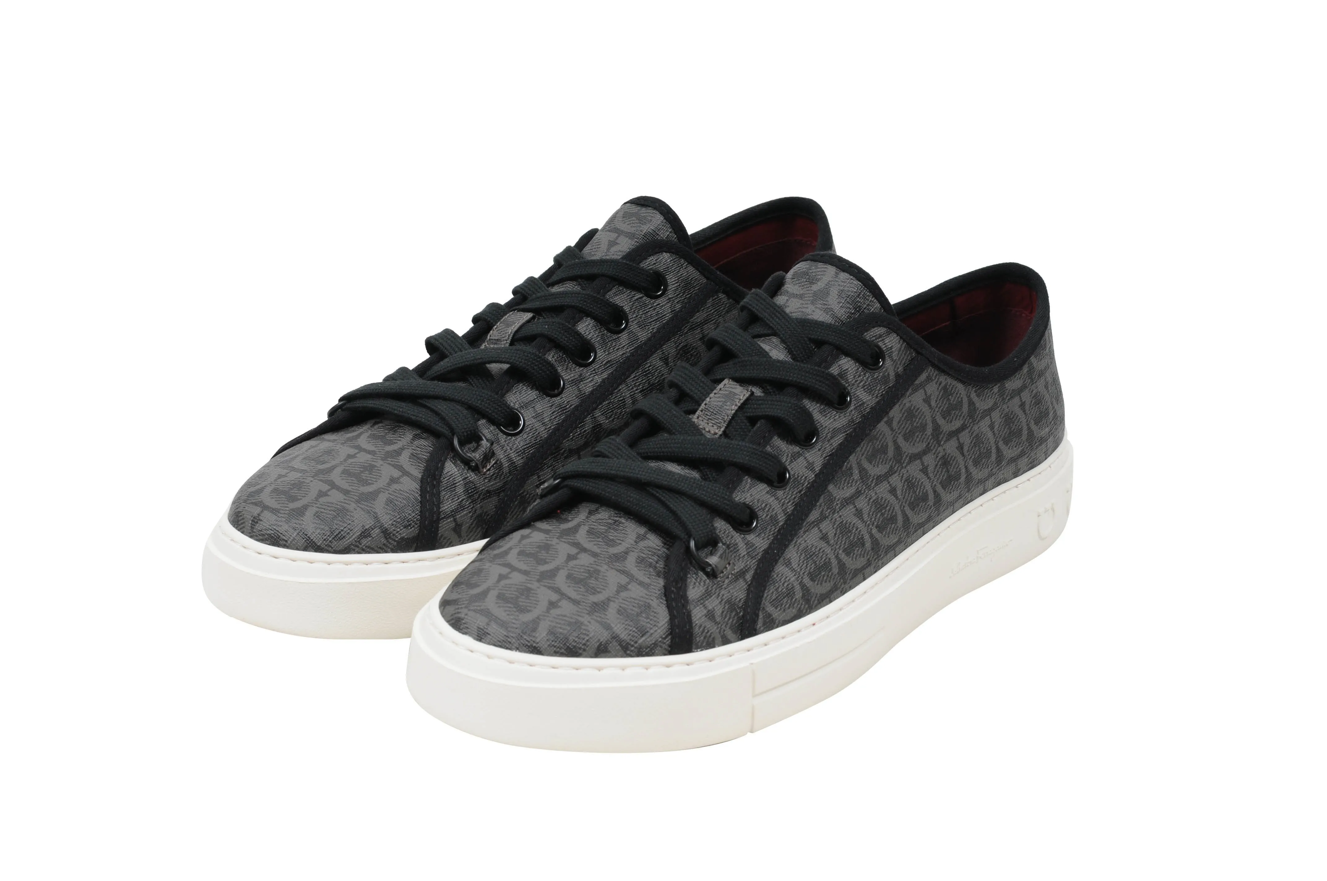 Anson Gancini Black Low Top Sneakers