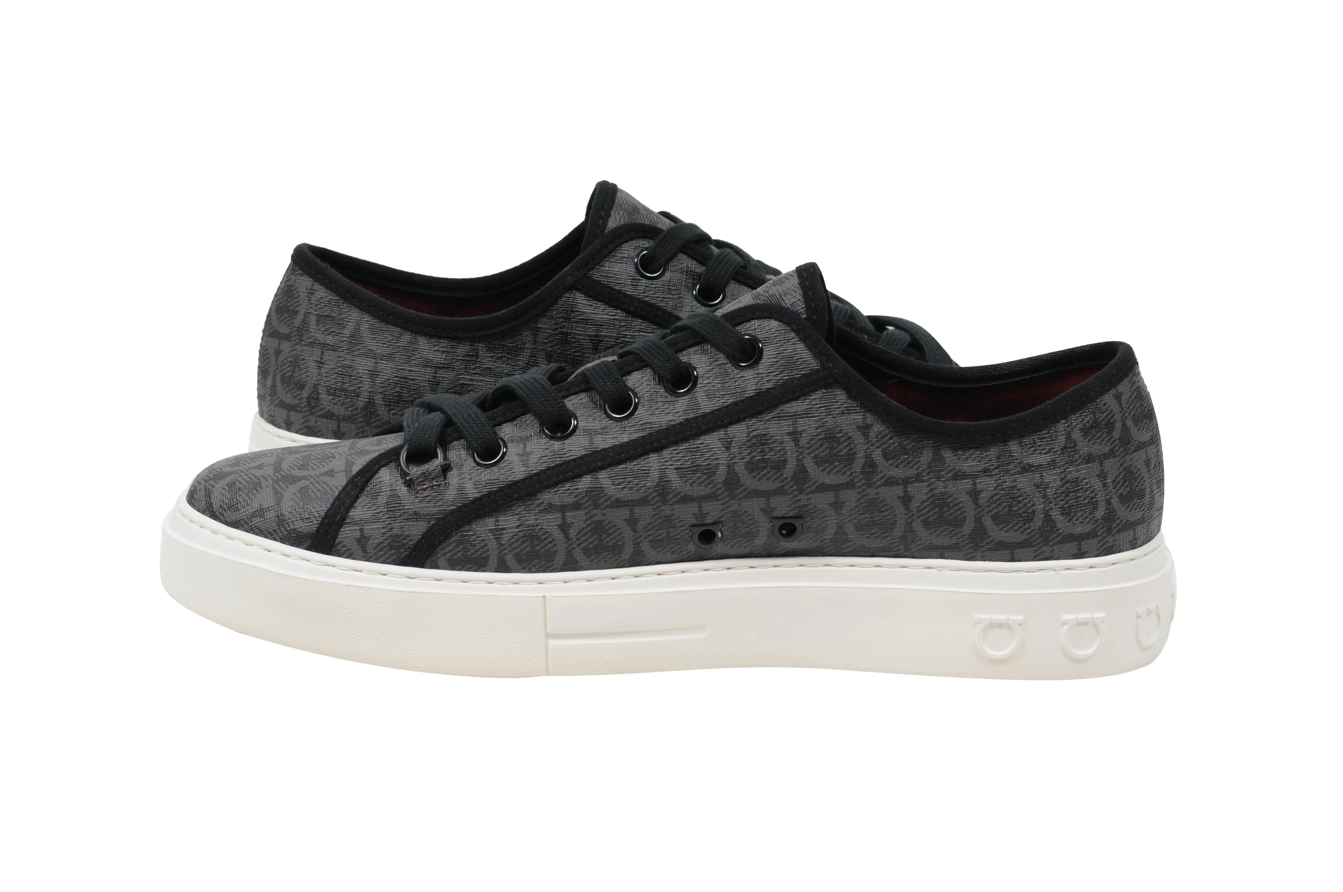 Anson Gancini Black Low Top Sneakers