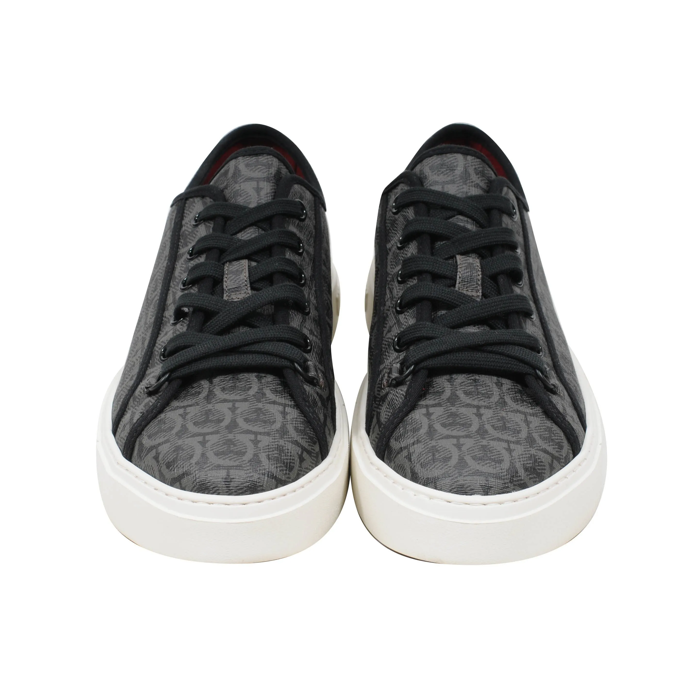 Anson Gancini Black Low Top Sneakers
