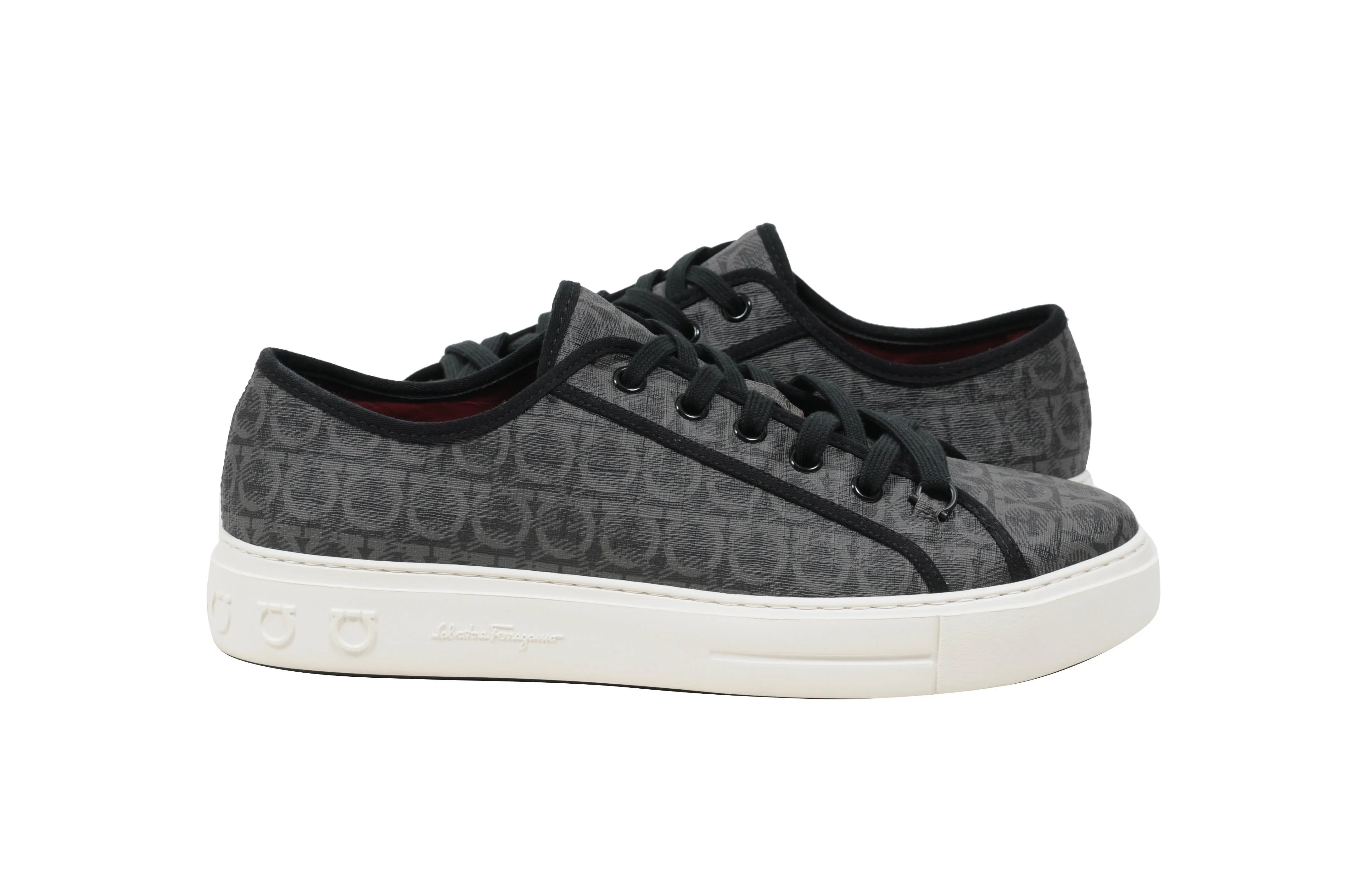 Anson Gancini Black Low Top Sneakers