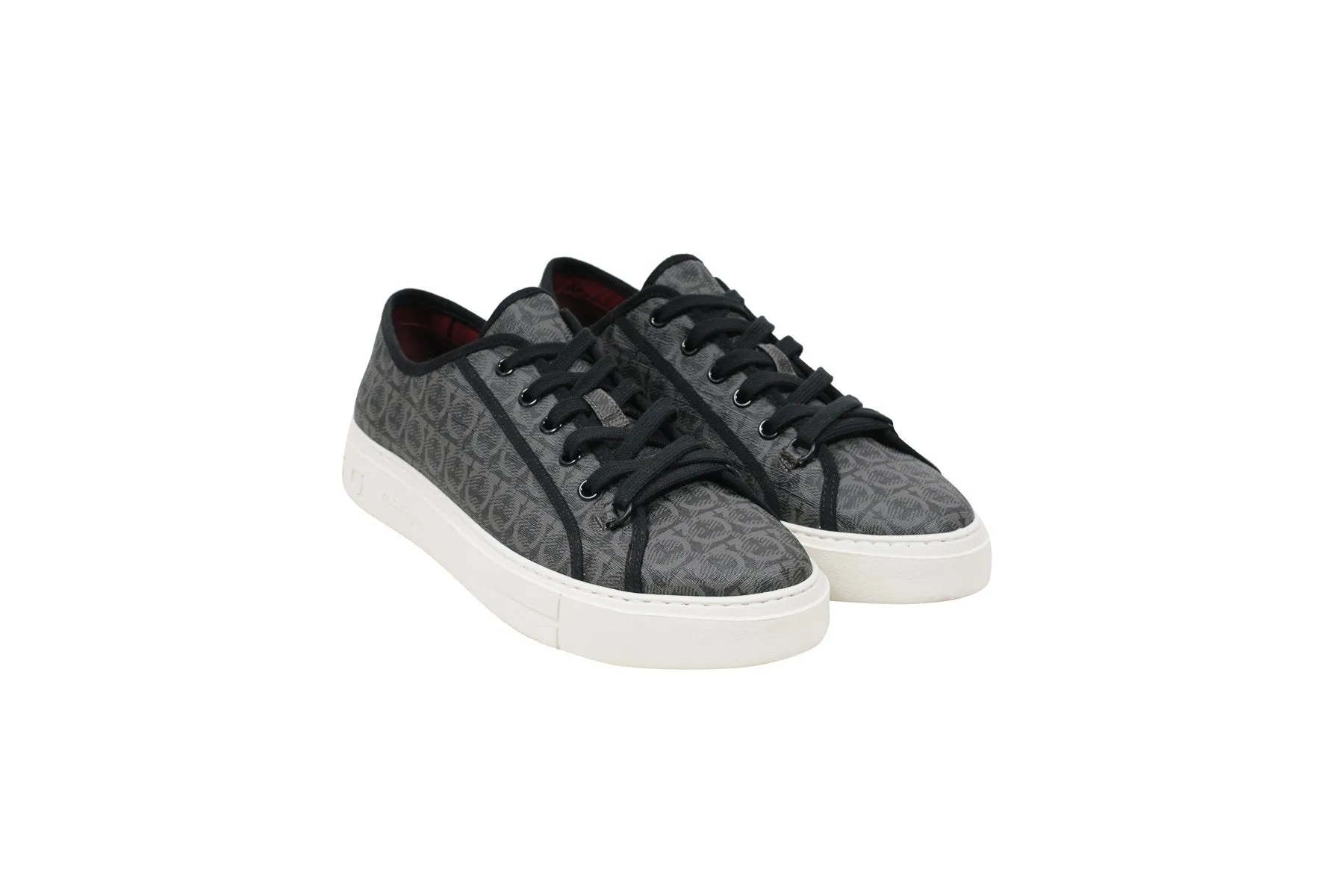 Anson Gancini Black Low Top Sneakers