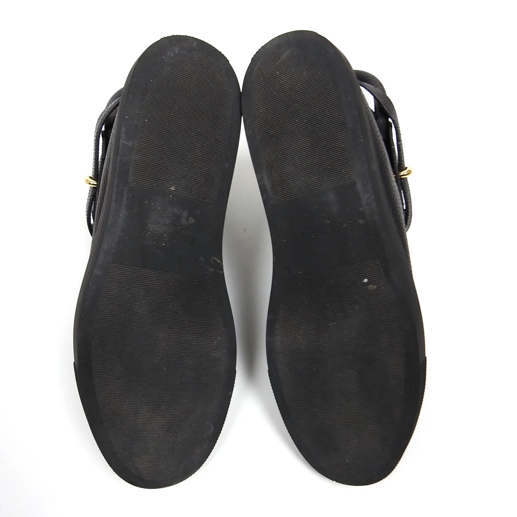 Buscemi Black Padlock High Top Sneakers Fit US 12