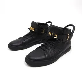 Buscemi Black Padlock High Top Sneakers Fit US 12