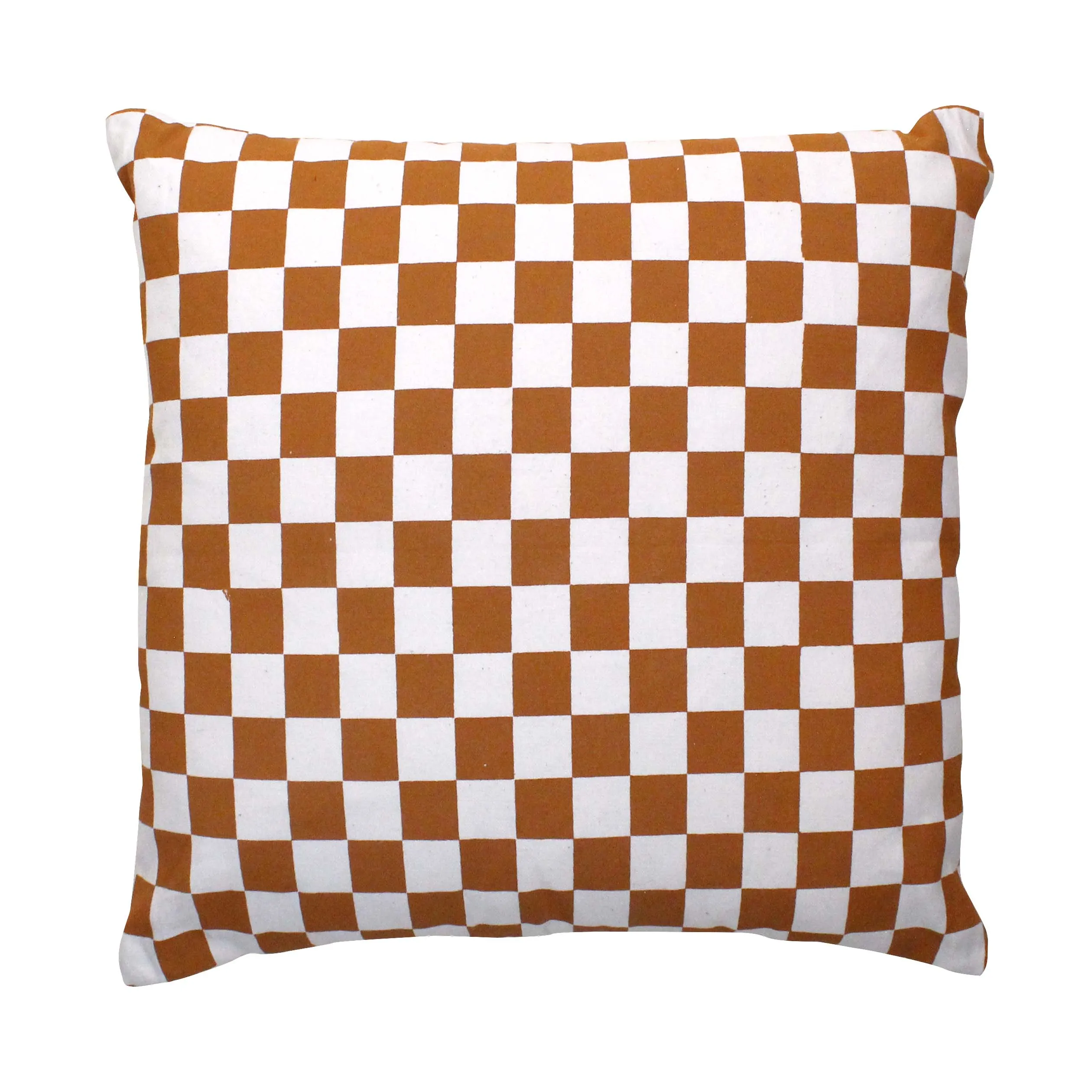 Cozy Cotton Checkered Pillow Cover - Stylish and Soft Textured Home Decor Accessory
