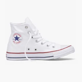 Converse Chuck Taylor All Star Classic Optical White Leather Hi Top 132169