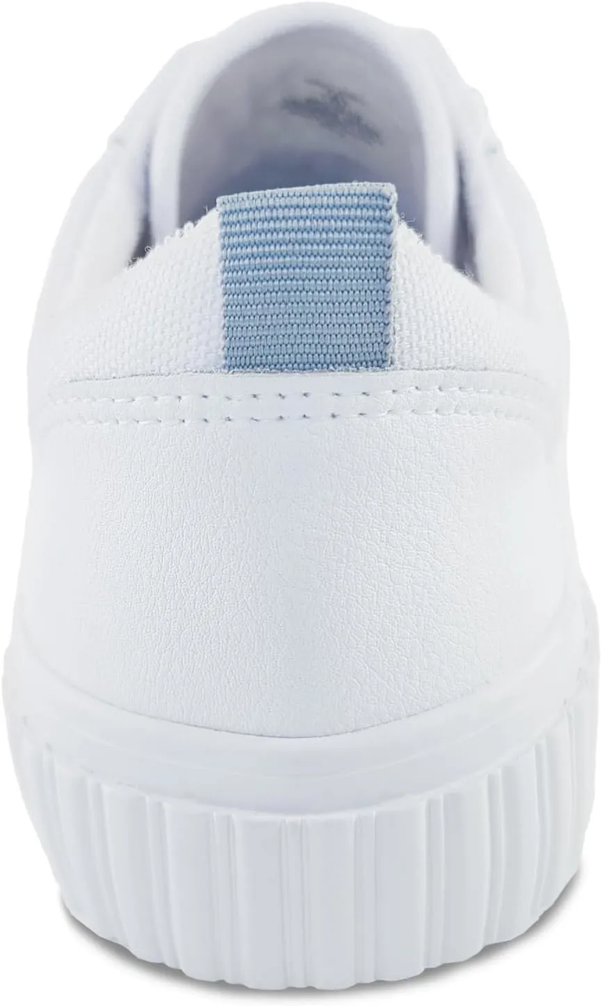 Drive-In Originals Showtime Women's Leather Sneaker, White