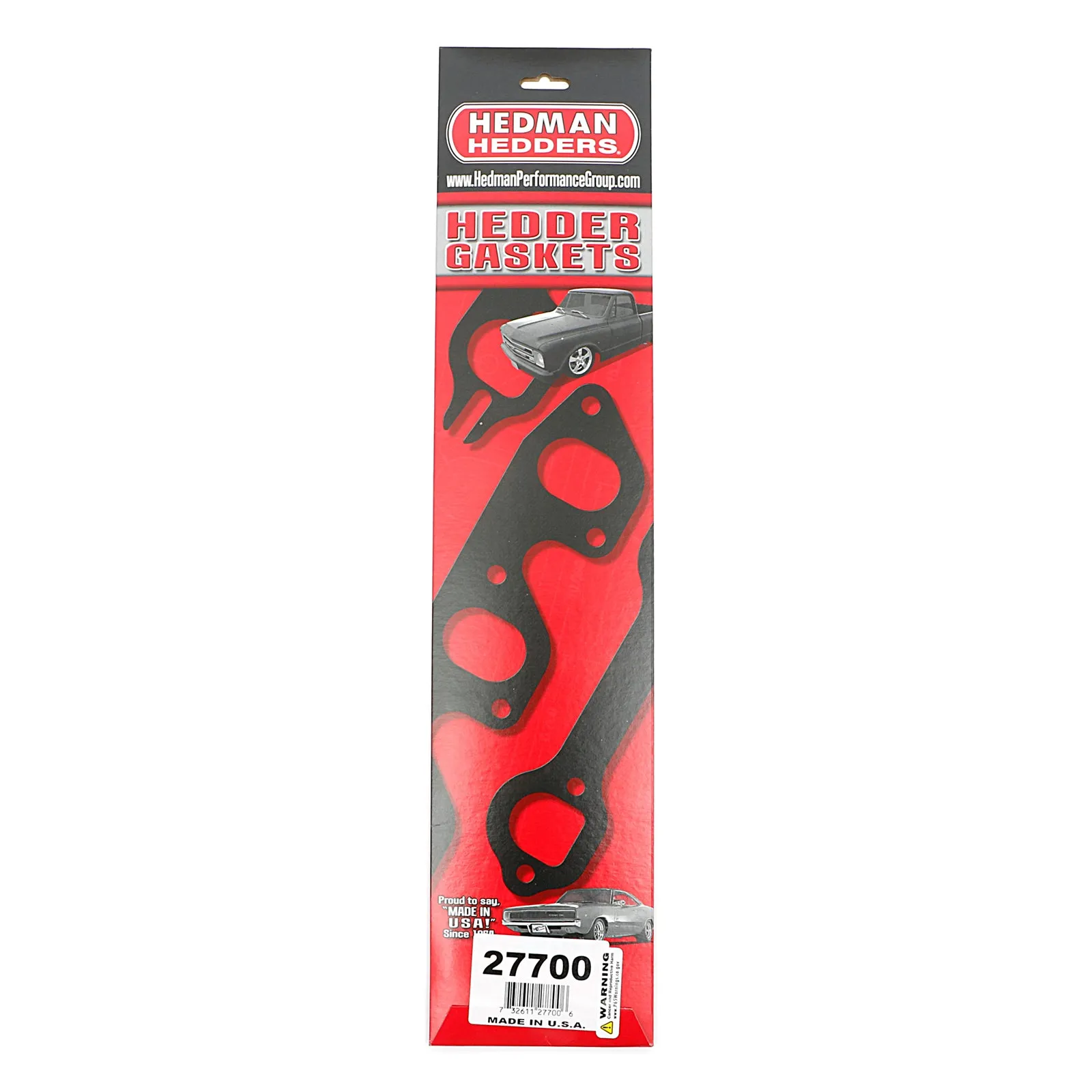 Hedman Header Gasket - 1.675 x 1.035 in Oval Port - Small Block Ford (Pair)