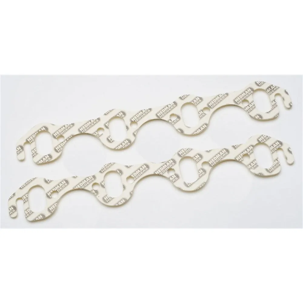 Hedman Header Gasket - 1.675 x 1.035 in Oval Port - Small Block Ford (Pair)