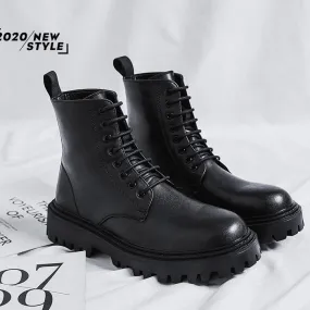 ✅High -quality Dedication✅Men's New High Quality Genuine Leather All-match Martin Boots
