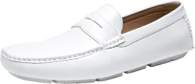 Jousen Men's Loafers Casual Slip On Shoes Soft Penny Loafers for Men Lightweight Driving Boat Shoes