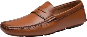 Jousen Men's Loafers Casual Slip On Shoes Soft Penny Loafers for Men Lightweight Driving Boat Shoes