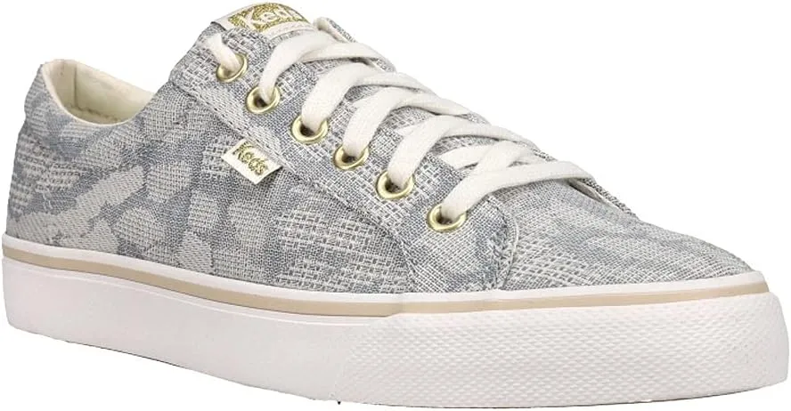 Keds Women's Jump Kick Leopard Canvas Sneaker