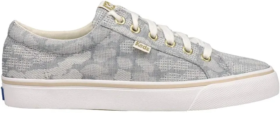 Keds Women's Jump Kick Leopard Canvas Sneaker
