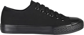 KRISP Women Girls Low Top Canvas Classic Fashion Lace Up Slip On Sneakers Shoes