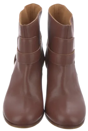 Maison Martin Margiela. MM6. Camel Color Leather Ankle Boots SZ 40