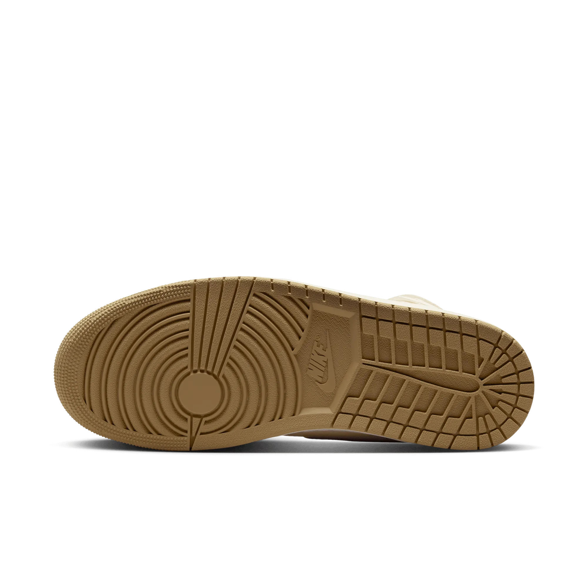 Mens Premium Air Jordan 1 Mid Sneakers in Legend Light Brown/Khaki/Phantom Color