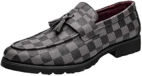 Men's Casual Dress Oxford Shoes Business Office Slip On Loafers Non Slip Work Formal Shoes