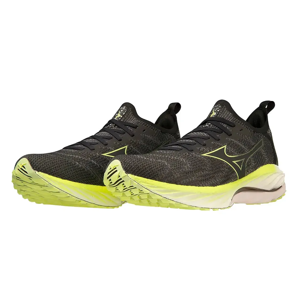 Mizuno Wave Neo Ultra Mens Running Shoes - Undyed Black / Luminous White
