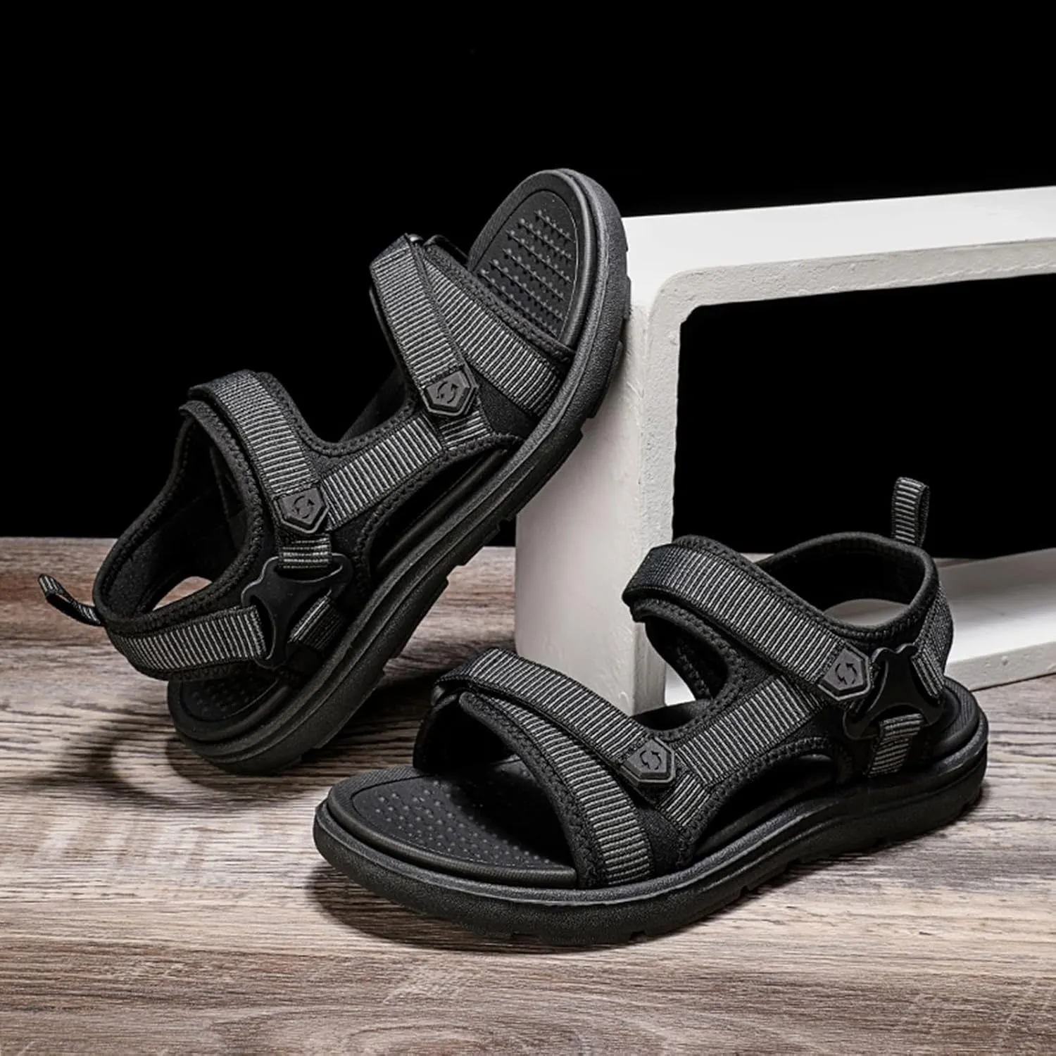 Mens Sandals Sandal Men Mens Beach Sandals Outdoor Comfortable Adjustable Straps Hiking Beach Sandal