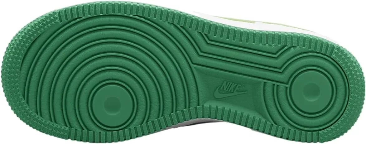 Nike Air Force 1 Big Kids' Shoes (FV5948-103, White/White/Malachite)