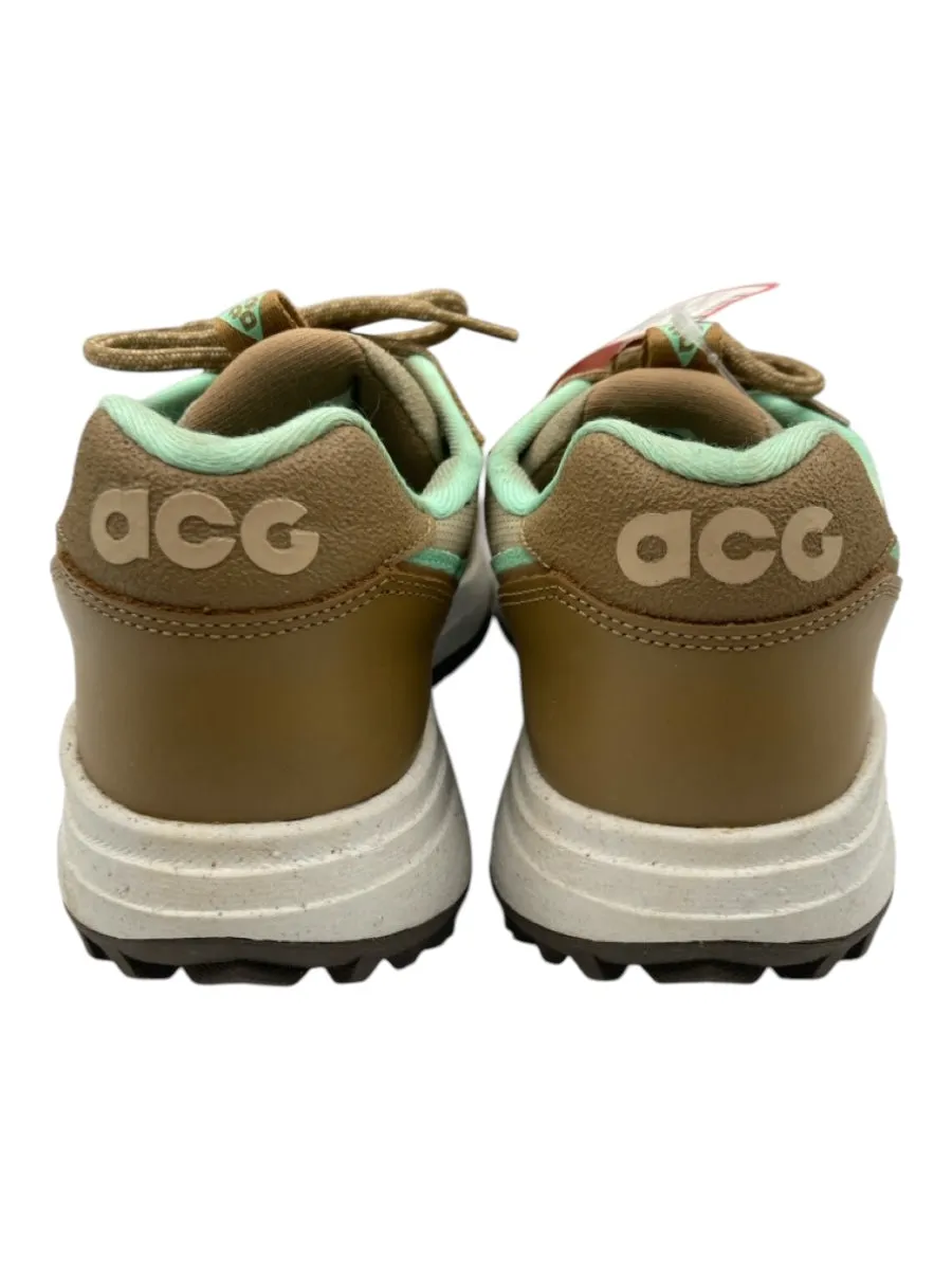 Nike Shoe Size 7.5 Brown & Teal Synthetic Leather Low Top Laces Sneakers