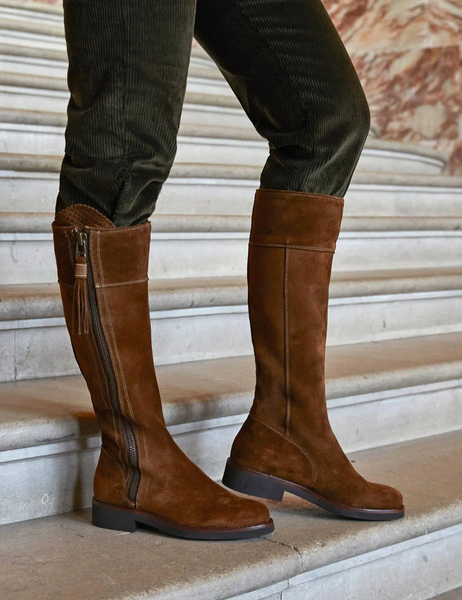 Artisan Suede Tassel Boot by Penelope Chilvers