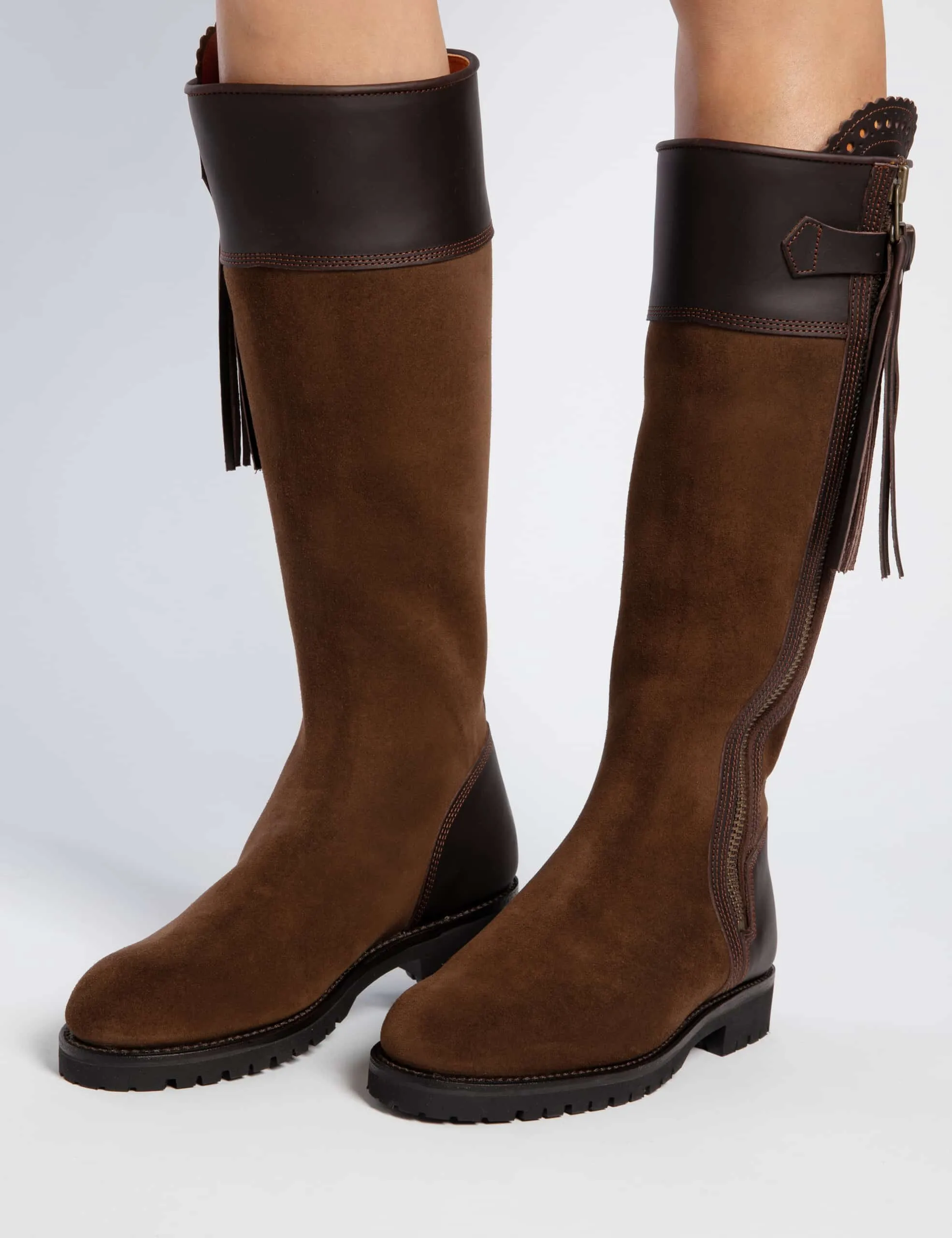 Penelope Chilvers Waterproof Long Tassel Boots for Inclement Weather