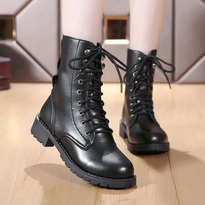 PU British Martin Boots