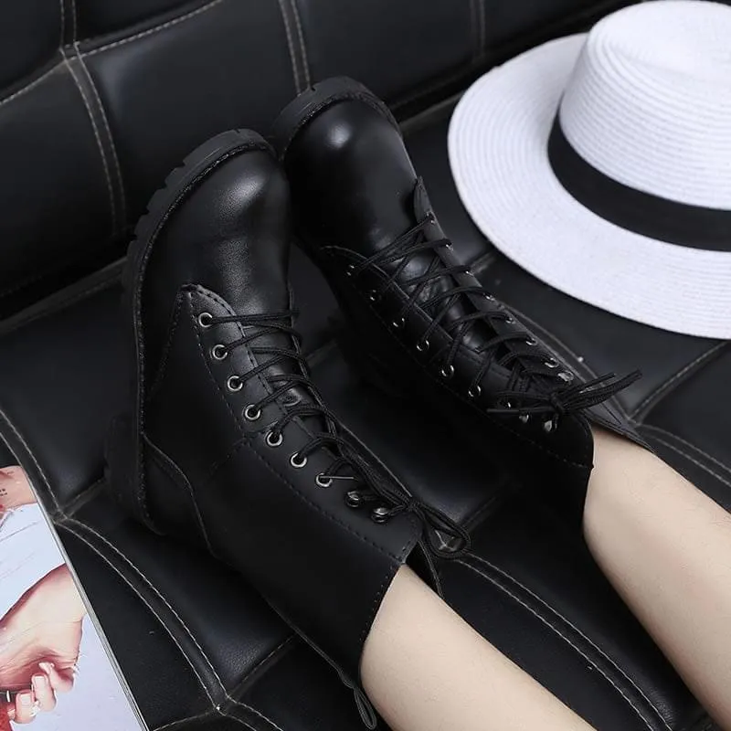 PU British Martin Boots